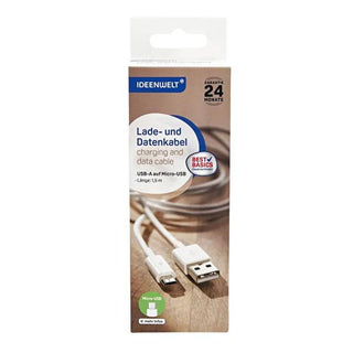 Ideenwelt USB to Micro USB Cable, 1.5M Data Transfer & Charging Cable - Compatible with Micro USB Devices Ideenwelt 1.5M USB to Micro USB Cable for Data Transfer & Charging USB to Micro USB cable, Data transfer cable, Charging cable, Micro USB charging cable, 1.5 Meter USB cable, Ideenwelt, USB cable, Micro USB cable, charging accessories, data transfer accessories
