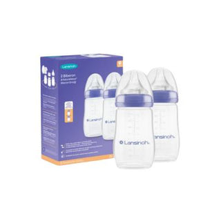 lansinoh natural wave bottle set, 240 ml baby bottle with silicone nipple Lansinoh Natural Wave Bottle Set - 240 ml x 2 Lansinoh Natural Wave Bottle Set - 2 Pack lansinoh, baby-bottle, natural-wave, parenting, newborn-essentials, silicone-nipple, feeding, caregivers, baby-products, ai-generated