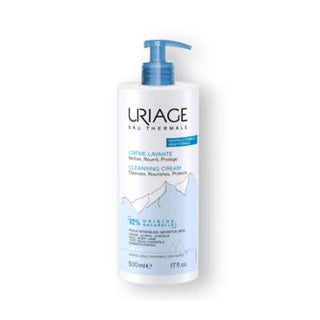 Uriage Uriage Thermal Water Cleansing Cream 500ml - Soap-Free, Hypoallergenic Skincare for Sensitive Skin Uriage Cleansing Cream 500ml - Gentle Skincare Uriage Cleansing Cream, Soap-free cleansing cream, Sensitive skin care, Hypoallergenic skincare, Uriage Thermal Water, Gentle skincare, Nourishing cream, Skincare for sensitive skin, Face care, Body care, Hair care