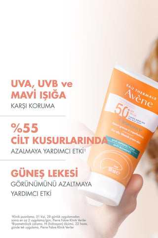 Avène Cleanance Sunscreen for Oily and Acne-Prone Skin - SPF 50+ Protection, Non-Greasy, Water-Resistant