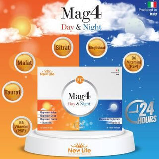 New Life Mag4 Day & Night Magnesium - 60 Tablets