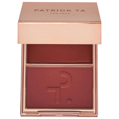Major Headlines Double-Take Crème & Powder Blush Duo - Cruelty-Free, Gluten-Free Makeup Blush for Radiant Glow