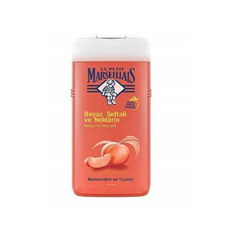 LPM Le Petit Marseillais Peach & Nectarine Shower Gel - Gentle, Biodegradable, and Dermatologically Tested - 8.45 fl oz LPM Peach & Nectarine Shower Gel - Gentle & Eco-Friendly Shower Gel, Peach and Nectarine Scent, Dermatologically Tested, Biodegradable, Natural Ingredients, Gentle Cleansing, Eco-Friendly, Sensitive Skin, Personal Care, Luxury Shower Experience
