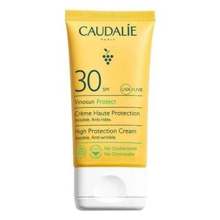 Caudalie Vinosun High Protection Cream SPF 30 Sunscreen - Eco-Friendly, Fragr...
