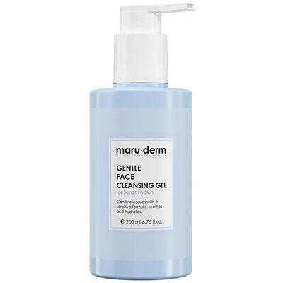 Maruderm Gentle Facial Cleansing Gel for Sensitive Skin - Fragrance-Free, Natural Ingredients, 6.76 fl oz