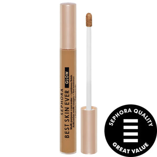 Sephora Collection Best Skin Ever Multi-Use Hydrating Glow Concealer - Radiant Finish, 12-Hour Hydration, 30 Shades Available Sephora Best Skin Ever Hydrating Concealer - 12Hr Hydration hydrating concealer, multi-use concealer, radiant finish concealer, plant-based prebiotics in makeup, noncomedogenic concealer, unscented concealer, long-lasting hydration makeup, Sephora Collection Best Skin Ever, face makeup, concealer, under-eye coverage, skincare-infused makeup, natural finish concealer, everyday makeup,