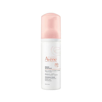 Avene Gentle Facial Cleansing Mousse: For Sensitive Skin | Makeup Remover, Balances Sebum, Tightens pores | Avene Therma