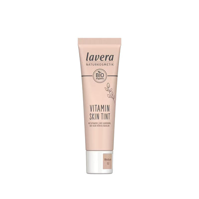 Lavera Vitamin Skin Tint - Medium 02 - 30ml - Natural Makeup, Light Coverage, Skincare Hybrid - Enriched with Vitamins f
