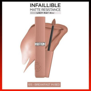 L'Oreal Paris Infaillible Matte Resistance Liquid Matte Lipstick - Transfer-Resistant, Long-Lasting Matte Finish Lip Color for Comfortable Wear L'Oreal Paris Infaillible Matte Resistance Liquid Matte Lipstick Liquid Matte Lipstick, L'Oreal Paris Infaillible Matte Resistance, Transfer-resistant lipstick, Long-lasting lip color, Matte finish lipstick, Cosmetics, Makeup, Lip Care, Beauty Products, Lipstick, Liquid Lipstick, Matte Lipstick, Comfortable Lipstick, Moisturizing Lipstick