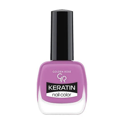 Golden Rose Keratin Nail Polish No. 60 - Vibrant, Long-Lasting Color with Nourishing Keratin