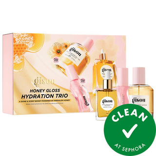 GHD - Honey Gloss Hydration Trio Set for Dry, Damaged Hair & Lips - Natural, Gluten-Free Hair Care & Lip Care Products GHD Honey Gloss Hydration Trio Set - Natural Hair & Lip Care Hair care set, Lip care products, Natural beauty products, Gluten-free cosmetics, Hydrating hair oil, Honey infused lip oil, Hair perfume, Gifts for her, Beauty gift sets, Hair care routine, Lip care routine, Natural hair care, Gluten-free beauty products
