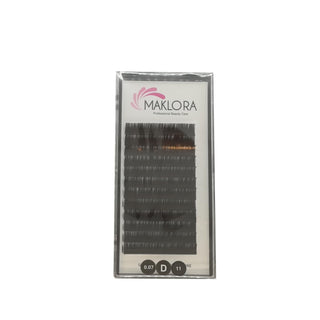 Maklora False Eyelashes Volume Silk Lashes D Curl 0.07 Thickness 11mm Length for Fuller Lash Look Maklora Volume Silk Lashes for Fuller Look False eyelashes, Volume lashes, Silk lashes, D curl lashes, Cosmetic lashes, Beauty products, Makeup accessories, Eyelash enhancements, Volume lash extensions, Silk material, 0.07 thickness, 11mm length, Fuller lash look, Natural sheen, Customized curl pattern