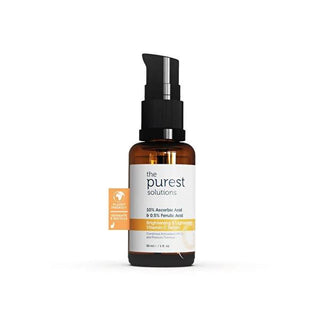 The Purest Solutions Vitamin C Serum: 10% Ascorbic + Ferulic Acid - Brighten, Rejuvenate, & Fight Aging for Radiant Skin The Purest Solutions Vitamin C Serum: Brighten & Rejuvenate Vitamin C Serum, Ascorbic Acid Serum, Ferulic Acid Serum, Skin Brightening Serum, Anti-Aging Serum, Skin Rejuvenation, Uneven Skin Tone Treatment, Dull Skin Solution, Vitamin C, Ascorbic Acid, Ferulic Acid, Skin Brightening, Anti-Aging, Skin Rejuvenation, Uneven Skin Tone, Dull Skin, Serum, Skin Care, Facial Serum, Antioxidant, P