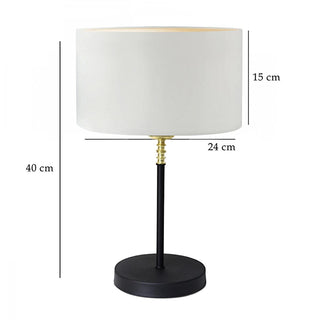 homing palermo gold table lamp, elegant design of homing palermo table lamp, table lamp with fabric shade and metal body Homing Palermo Gold Table Lamp - Elegant and Stylish Design for Home Decor | 24 cm Width Homing Palermo Gold Table Lamp | Elegant Design homing, gold-table-lamp, home-decor, interior-decorators, lighting, elegant-design, modern-lamp, bedside-lamp, table-lamp, ai-generated