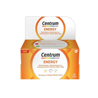 Centrum Energy Multivitamin Supplement with Ginkgo Biloba and Ginseng for Adults - 30 Tablets Centrum Energy Multivitamin Supplement - Boost Energy & Cognitive Function multivitamin supplement, Centrum Energy, Ginkgo Biloba, Ginseng, dietary supplement for adults, energy and vitality, overall health and wellness, health-conscious adults, cognitive support, energy boost, nutritional supplement, vitamin and mineral blend, tablet form, convenient health supplement