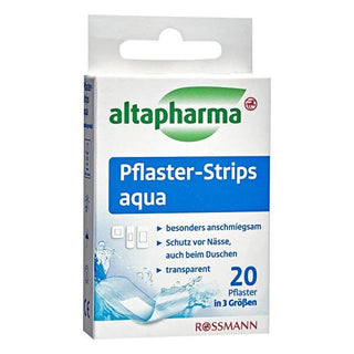 Altapharma Waterproof Wound Dressings - 3 Sizes, Breathable & Dermatologically Approved Altapharma Waterproof Wound Dressings - 3 Sizes waterproof wound dressings, breathable wound care, dermatologically approved bandages, waterproof bandages for swimming, hygienic wound protection, wound care, first aid, bandages, Altapharma, waterproof wound protection, breathable bandages, skin-friendly wound care