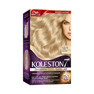 Wella Koleston 12/1 Permanent Hair Color Kit Ash Blonde