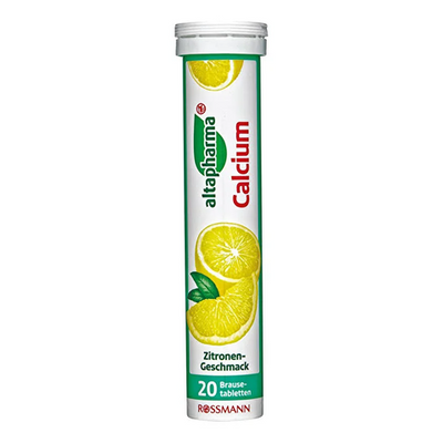Altapharma Vitamin C Supplement Effervescent Tablets - Gluten-Free, Vegan, Immune Boost - 20 Count