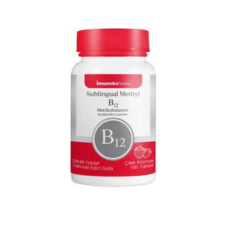 İmuneks Sublingual Methyl B12 100 Sublingual Tablet