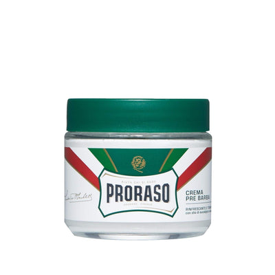 Proraso Eucalyptus and Menthol Pre-Shave Cream for Men - Soothing, 10.14 fl oz
