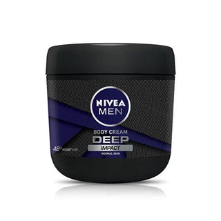 Nivea Men Deep Impact: 48H Moisturizing Hand & Body Lotion - Non-Greasy, Woody & Spicy Scent, Black Carbon - For All Skin Types Nivea Men Deep Impact: 48H Lotion for Men - Non-Greasy Nivea men lotion, men's body moisturizer, non-greasy hand cream, 48 hour moisturizing lotion, woody spicy lotion men, black carbon skin care, men's skincare, body lotion for men, hand cream for men, men's lotion, body lotion, hand lotion, moisturizer, skincare, men's grooming, woody scent, spicy scent, non-greasy, quick absorbi