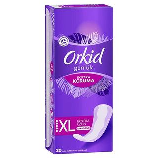 Orkid Extra Protection Extra Long Daily Panty Liners - 20 Count - Ultimate Odor Control, Absorbent, Breathable Feminine Hygiene Pads Orkid Extra Long Panty Liners - Daily Freshness & Protection daily panty liners, feminine hygiene pads, odor control panty liners, extra long panty liners, absorbent panty liners, breathable panty liners, daily protection pads, vaginal discharge protection, panty liners, feminine hygiene, odor control, extra long, absorbent, breathable, daily protection, vaginal discharge, wom