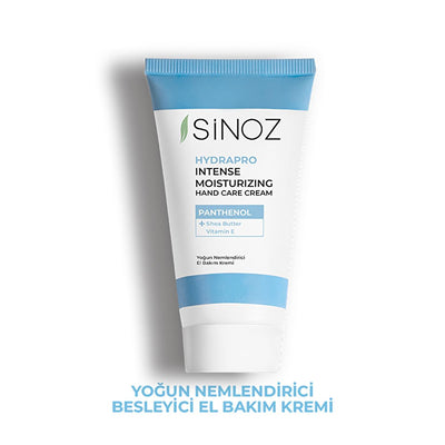 Sinoz Moisturizing Hand Cream: Intense Moisture for Dry, Cracked Hands - Shea Butter, Vitamin E, Non-Greasy Formula - 1.