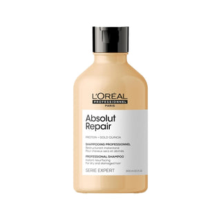 L'Oreal Professionnel Paris Absolut Repair Shampoo for Damaged Hair - 300ml Professional Hair Care L'Oreal Absolut Repair Shampoo for Damaged Hair L'Oreal Professionnel Paris, Absolut Repair Shampoo, Damaged Hair Repair, Professional Hair Care, Repairing Shampoo, Hair Repair, Professional Hair Products, Gentle Shampoo, Sulfate-Free Shampoo, Hair Care, Hair Repair Products