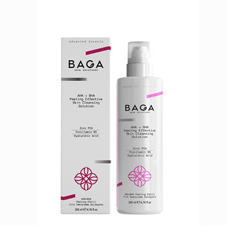 Baga AHA+BHA Skin Peeling Solution: Pore Minimizing Cleanser for Dead Skin Removal & Radiant Skin - 200ml Baga AHA BHA Peeling Solution - Pore Minimizer & Exfoliator AHA BHA peeling solution, pore minimizing cleanser, exfoliating face wash, skin resurfacing treatment, Baga skin cleansing solution, dead skin removal, chemical peel cleanser, AHA cleanser, BHA cleanser, exfoliating solution, pore tightening, skin texture, radiant skin, even skin tone, skincare routine, serum absorption, daily cleanser, face wa