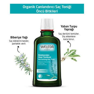 Weleda Organic Rosemary Hair Tonic - Stimulates Hair Growth, Reduces Hair Loss - 3.38 fl oz