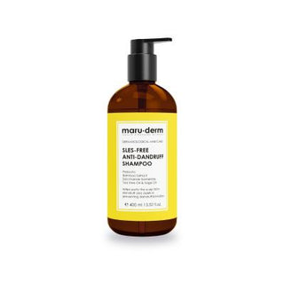 maruderm anti-dandruff sulfate free shampoo bottle, maruderm shampoo application on hair, ingredients of maruderm anti-dandruff shampoo Maruderm Anti-Dandruff Sulfate-Free Shampoo - 400ml Maruderm Anti-Dandruff Sulfate-Free Shampoo - 400ml maruderm, anti-dandruff-shampoo, sulfate-free, vegan, hair-care, normal-hair, oily-hair, daily-use, healthy-hair, ai-generated
