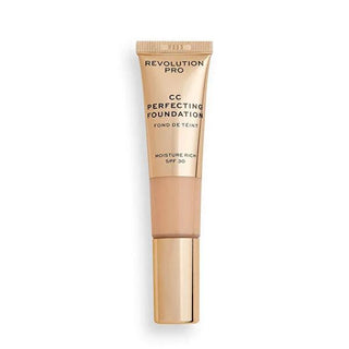 Revolution Pro CC Cream Foundation - Anti-Aging, SPF 30 Perfecting Foundation for Dry Skin Revolution Pro CC Cream Foundation - Anti-Aging & SPF 30 CC Cream Foundation, SPF 30 Foundation, Anti-Aging Foundation, Revolution Pro Fondöten, Perfecting Foundation for Dry Skin, Hyaluronic Acid, Collagen, Vitamin E, Anti-Wrinkle, Luxurious Skincare, Dry Skin Solution, Combination Skin, Sun Protection, Cosmetic, Makeup, Skincare, Beauty Product, Women's Grooming