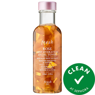 Rose Deep Hydration Facial Toner: Hyaluronic Acid Infused, Alcohol-Free, Minimizes Pores, Hydrates Dry Skin - Fresh Fresh Rose Toner: Hydrate & Minimize Pores with Hyaluronic Acid rose toner, hyaluronic acid toner, hydrating toner, alcohol-free toner, toner for dry skin, pore minimizing toner, rose petals toner, natural skincare toner, facial toner, hydrating facial toner, alcohol free toner, dry skin toner, pore minimizing, rose petals, natural skincare, skincare, hydration, dryness, dullness, uneven textu