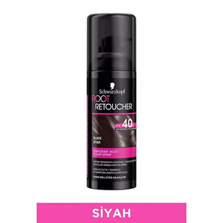 Schwarzkopf Root Retoucher Black 100 ml - Instant Root Touch-up Spray for Dyed Hair Schwarzkopf Root Retoucher Black 100ml - Instant Hair Color Touch-up root touch-up spray, hair color concealer, instant root cover, black hair color touch-up, gray root concealer, Schwarzkopf, hair care, dyed hair, root concealer, hair color maintenance, quick hair touch-up, easy root cover, black root touch-up, 100 ml, precise applicator, hair color spray