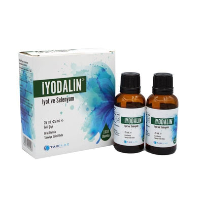 İyodalin _yodalin Iodine and Selenium Supplement Drops: Supports Thyroid & Immunity - Double Pack (2 x 25ml)