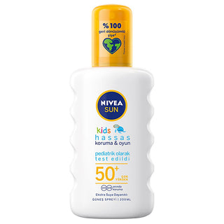 Nivea Baby Sunscreen SPF 50+ - High Protection Kids Sunscreen Spray for Sensitive Skin - Pediatrician Approved & Water Resistant - UVA/UVB Protection Nivea Baby Sunscreen SPF 50+ - Kids Sensitive Skin Protection baby sunscreen, kids sunscreen, sunscreen for sensitive skin, SPF 50+ sunscreen, water resistant sunscreen for kids, pediatrician approved sunscreen, Nivea sunscreen, sun protection for babies, children's sun spray, high protection sunscreen, sunscreen, sun protection, sensitive skin, baby, kids, ch