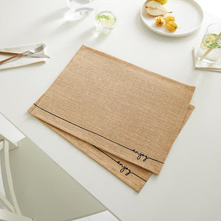 Ocean Home Jute Placemats Set of 2 - Natural Woven Table Mats for Rustic & Bohemian Dining Decor - 17.72 x 13.78 inches Ocean Home Jute Placemats - Rustic Table Decor jute placemat, natural placemat, rustic placemat, bohemian placemat, table mat, dining table decor, eco-friendly placemat, woven placemat, table setting, jute table mat, placemats, jute, natural fibers, table decor, dining, kitchen, home decor, rustic, bohemian, eco-friendly, sustainable, table mats, set of placemats, gifts for her, gifts for 