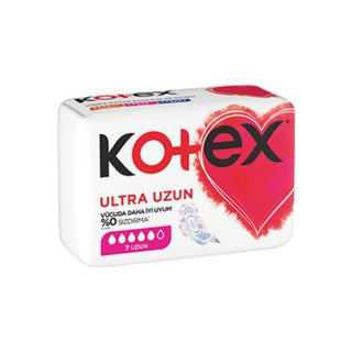 Kotex Ultra Long Sanitary Pads for Women - 7 Pack - Absorbent, Comfortable, and Reliable Menstrual Hygiene Kotex Ultra Long Sanitary Pads - Comfortable & Reliable sanitary pads, menstrual hygiene products, ultra long sanitary pads, absorbent pads, feminine hygiene, women's health, period protection, comfort, reliability, Kotex, hygiene products, menstrual care, women's hygiene, absorbent products