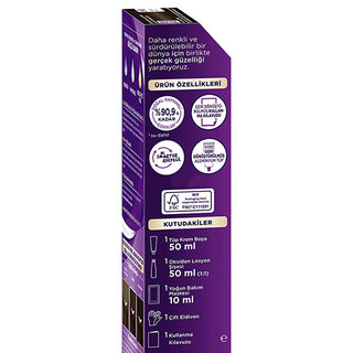 Palette Hair Dye - Intense Chocolate Brown Color with Keratin Care Palette Hair Dye - Intense Color & Care hair dye, intense hair color, nourishing hair dye, Keratin hair care, long-lasting hair color, chocolate brown hair color, vibrant hair color, hair care products, cosmetic products