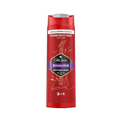 Old Spice Rockstar 3-in-1 Wash for Hair, Face & Body 400 ml