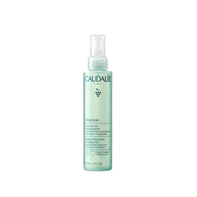 Caudalie Vinoclean Makeup Cleansing Oil - 150ml Gentle & Effective Makeup Removal for Various Skin Types