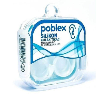 Poblex Silicone Earplugs for Swimming, Travel & Noise Protection - 4 Pack, Hypoallergenic & Waterproof Poblex Silicone Earplugs - Hypoallergenic & Waterproof Silicone earplugs, Swimming ear protection, Travel earplugs, Hypoallergenic earplugs, Waterproof earplugs, Ear protection, Noise reduction, Swimming accessories, Travel accessories, Sleep improvement, Ear care, Waterproofing, Medical silicone, Anti-allergic earplugs, Comfort earplugs