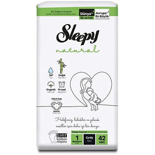 Sleepy Natural Newborn Diapers (42 Count) - Organic, Gentle, and Easy to Use for New Parents Sleepy Natural Newborn Diapers - Organic & Gentle newborn diapers, organic baby diapers, disposable diapers, baby hygiene products, sleepy bebek bezi, gentle diapers, comfortable diapers, easy diaper changes, newborn care, baby comfort, organic diapers, diapers for sensitive skin