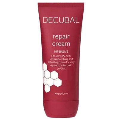 Decubal Extra Nourishing Repair Cream for Very Dry & Damaged Skin - Fragrance-Free, Allergy-Tested Moisturizer