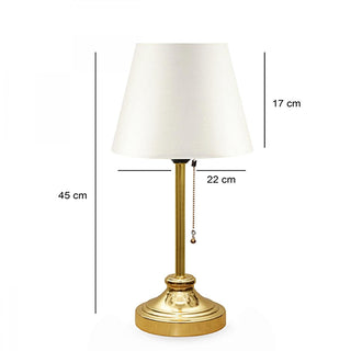 Homing Edel Gold Table Lamp with E27 Socket - Energy-Efficient LED Compatible Decorative Home Lighting Homing Edel Gold Table Lamp - LED Compatible Table Lamp, Edel Gold Lamp, E27 Socket Lamp, LED Compatible Lamp, Decorative Home Lighting, Energy-Efficient Lighting, Fabric Shade Lamp, Metal Body Lamp, Adjustable Lighting, Home Decor, Interior Design, Lighting Solutions, Stylish Lamps