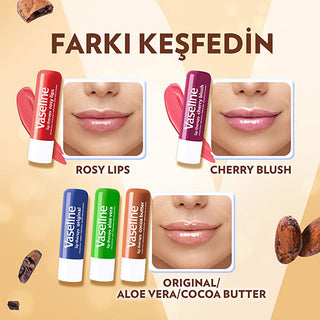 Vaseline Vaseline Lip Therapy Cocoa Butter Lip Balm - 48 Hour Moisturization, Non-Greasy, Dry Lip Care Vaseline Lip Therapy Cocoa Butter Lip Balm - 48hr Moisturization Vaseline Lip Therapy, Cocoa Butter Lip Balm, Dry Lip Care, Long-lasting Lip Moisturizer, Non-greasy Lip Balm, Lip Care, Moisturizing Lip Balm, Natural Lip Care, Lip Repair, Lip Soothing, Everyday Lip Care, Outdoor Lip Care, Lip Protection