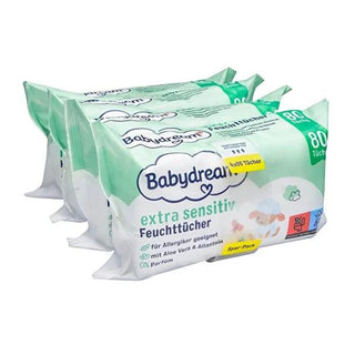 Babydream Aloe Vera Baby Wipes for Sensitive Skin: Gentle, Hypoallergenic & Fragrance-Free - 4x80 Pack Babydream Aloe Vera Baby Wipes - Gentle & Hypoallergenic baby wipes, sensitive skin wipes, aloe vera baby wipes, hypoallergenic baby wipes, fragrance-free baby wipes, baby wet wipes, gentle baby wipes, baby cleansing wipes, baby, wipes, sensitive skin, aloe vera, hypoallergenic, fragrance-free, wet wipes, gentle, cleansing, infant care, diaper change, baby care, skin care, natural baby products, new mom es