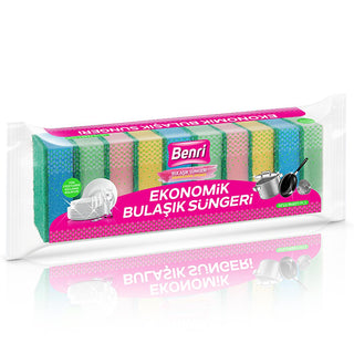 benri economic dish sponge pack, green fiber sponge for dish cleaning, multipurpose cleaning sponge Benri Economic Dish Sponge Pack - 10 Pack for Home & Kitchen Cleaning Benri Economic Dish Sponge Pack - 10 Pack for Home & Kitchen benri, dish-sponge, kitchen-cleaning, household, economical-cleaning, sustainable, non-scratch, cleaning-tools, professional-kitchen, ai-generated