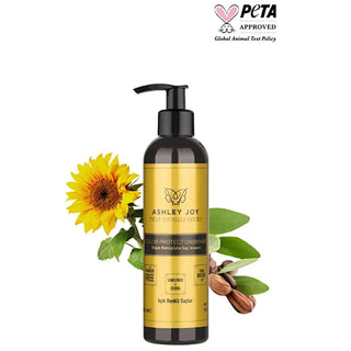 Ashley Joy Color Protect Hair Conditioner - Vitamin E & Sodium PCA for Blonde & Light Hair - Moisturizing, Repairing, Color Vibrancy - 8.45 fl oz Ashley Joy Color Protect Conditioner | Blonde & Light Hair hair conditioner for colored hair, color protecting conditioner, blonde hair conditioner, light hair conditioner, moisturizing hair conditioner, vitamin E hair conditioner, hair repair conditioner, Ashley Joy hair conditioner, hair conditioner, color treated hair, blonde hair, light hair, dry hair, damaged