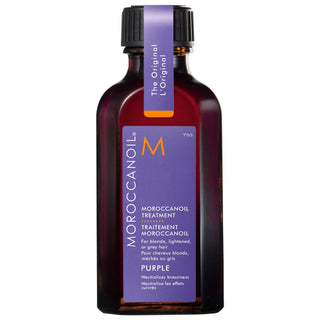Moroccanoil Treatment Purple Hair Oil for Blonde Hair - Neutralizes Brassiness, Improves Shine & Conditions Moroccanoil Purple Hair Oil - Neutralize Brassiness & Improve Shine Moroccanoil Treatment Purple Hair Oil, Blonde Hair Care, Brassiness Neutralizer, Argan Oil Hair Treatment, Cruelty-Free Hair Care, Hair Oil, Purple Hair Oil, Blonde Hair Tone Correction, Hair Care for Grey Hair, Lightened Hair Care, Hydrating Hair Oil, Nourishing Hair Treatment, Sulfate-Free Hair Care, Paraben-Free Hair Products